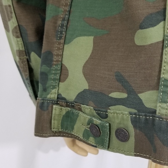 New Men's Levi's Denim Camouflage Jacket size L - Picture 5 of 8